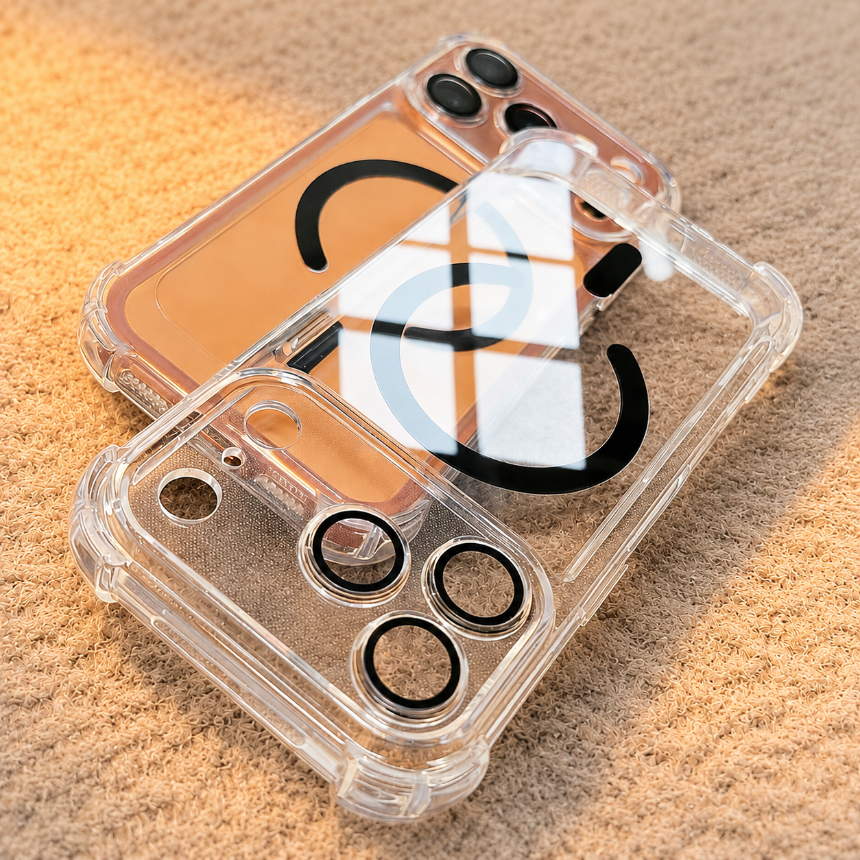 Camera Lens Protector - For Magsafe Transparency Four Corners Shockproof