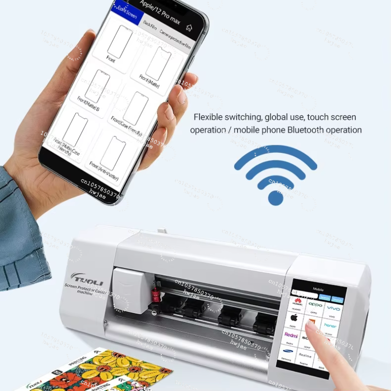 Screen Protector Cutter - TuoLi Custom White Mini Mobile Phone
