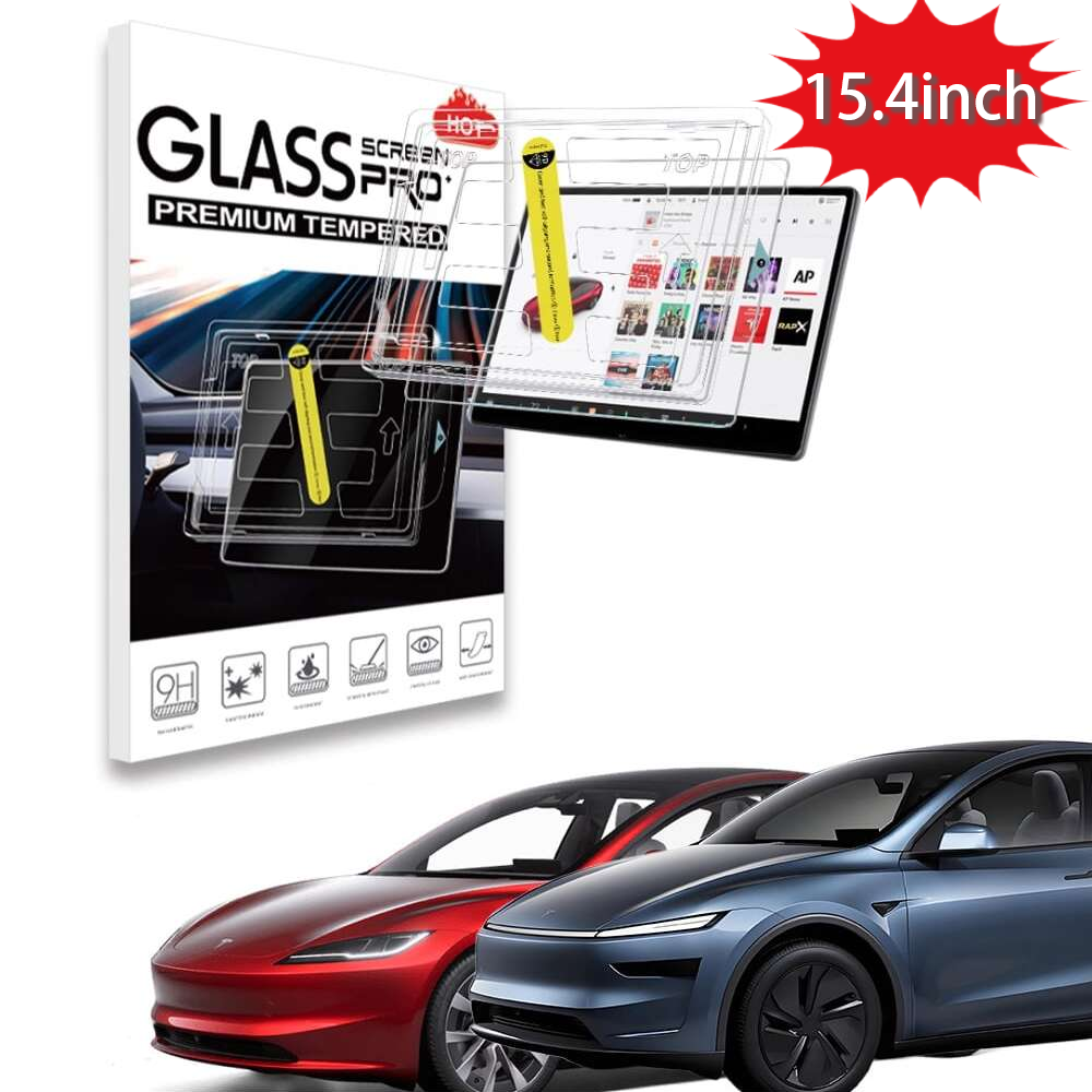 Tempered Glass Screen 9H - Tempered Glass Screen Protector for Tesla