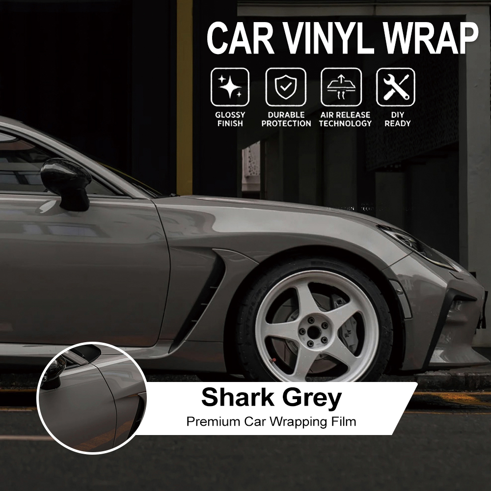 Air Bubble Remover - Premium Shark Grey Car Vinyl Wrap