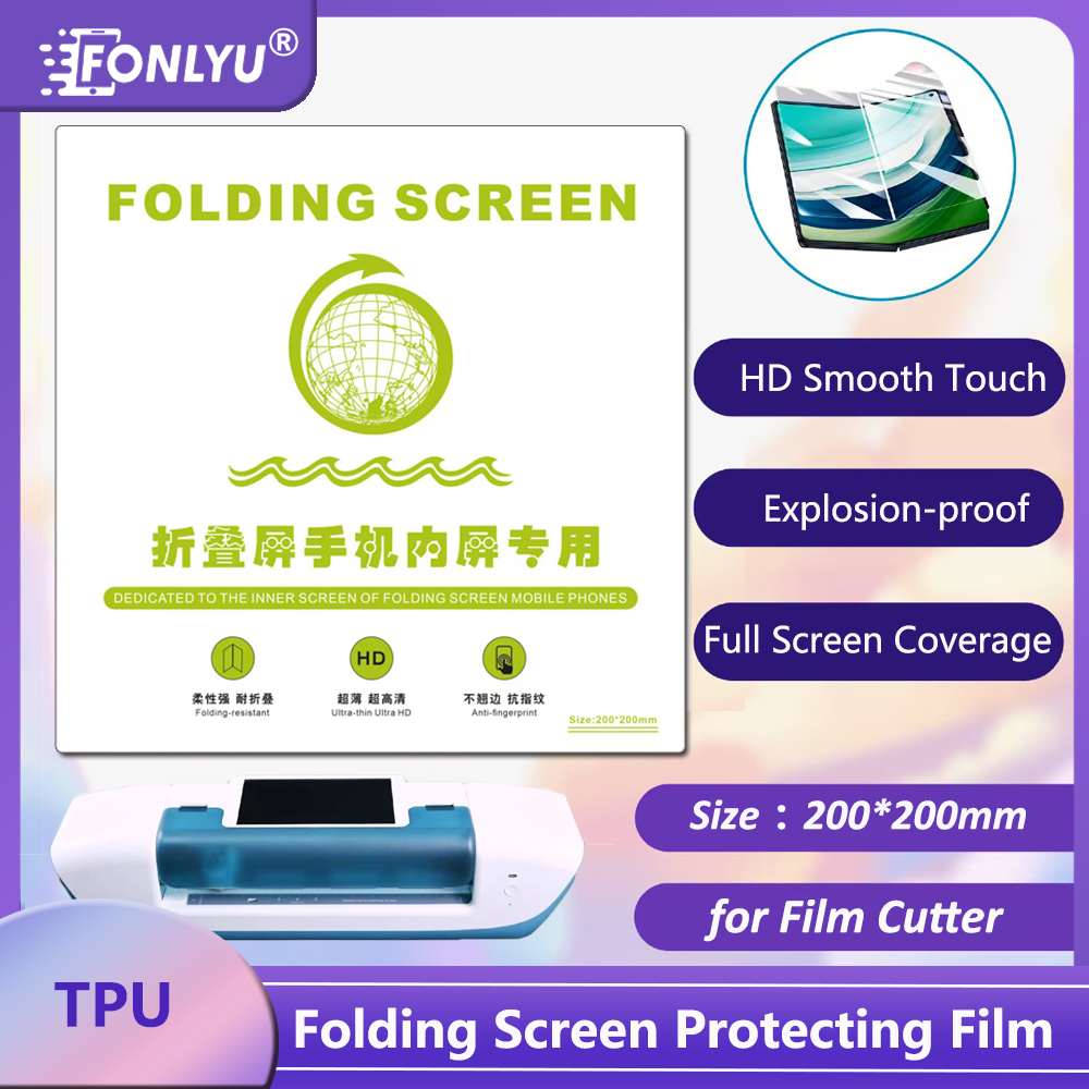 Screen Protector Cutter - FONLYU HD Silicone Flexible Hydrogel Film