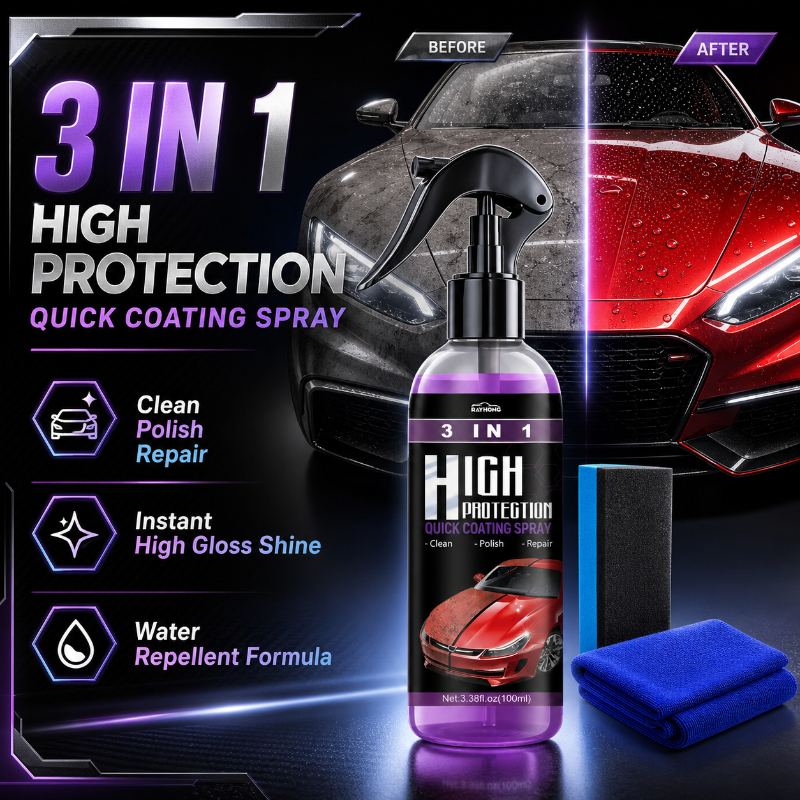 Nano Liquid Coating - 3 IN 1 Car Ceramic Coating