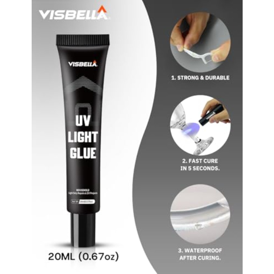 UV Light Glue Resin Kit with L - Liquid Uv Glue Kit ulasan dan harga