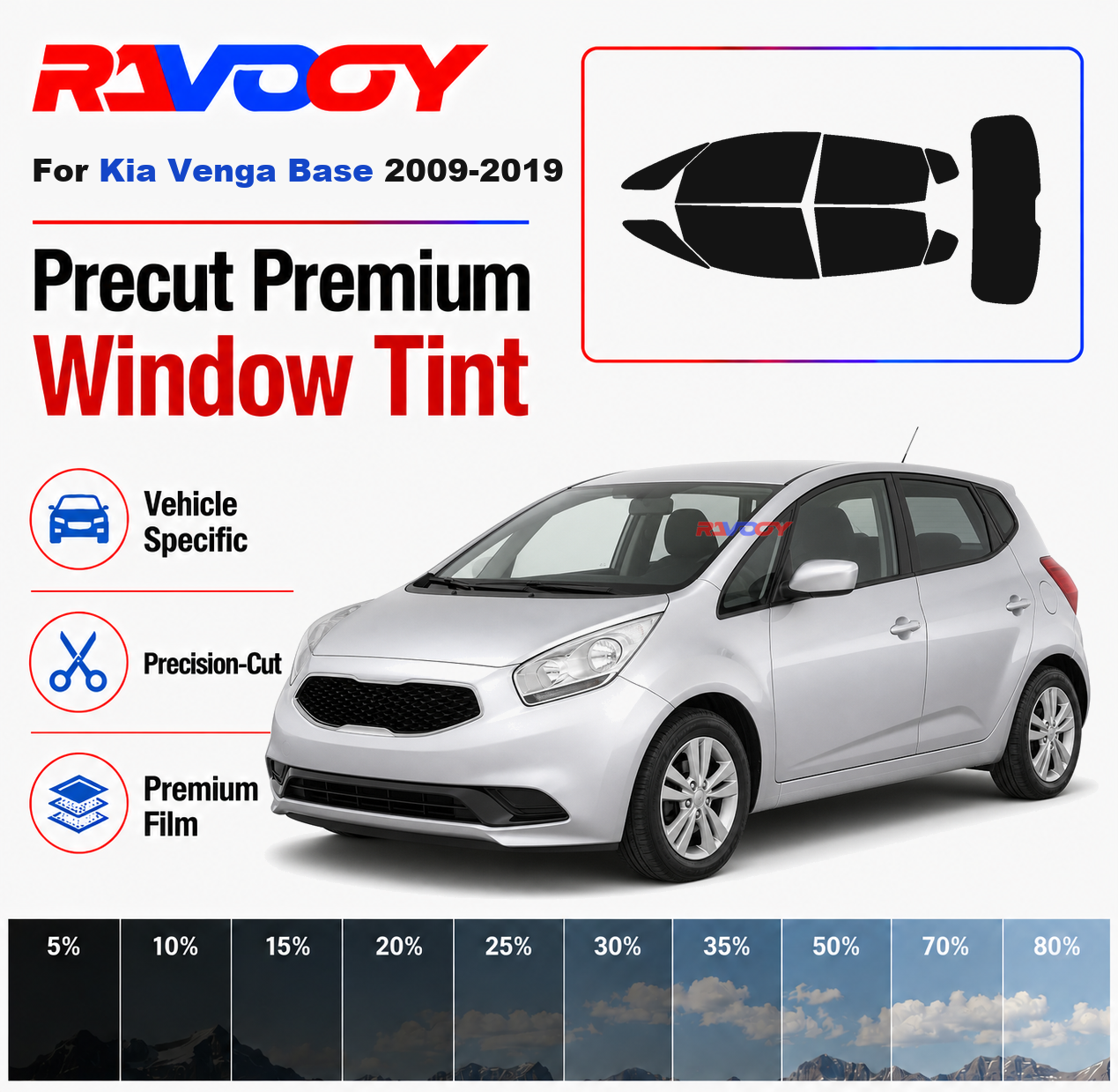 Premium Precut Window Tint Kit - Privacy Screen Protector ulasan dan harga
