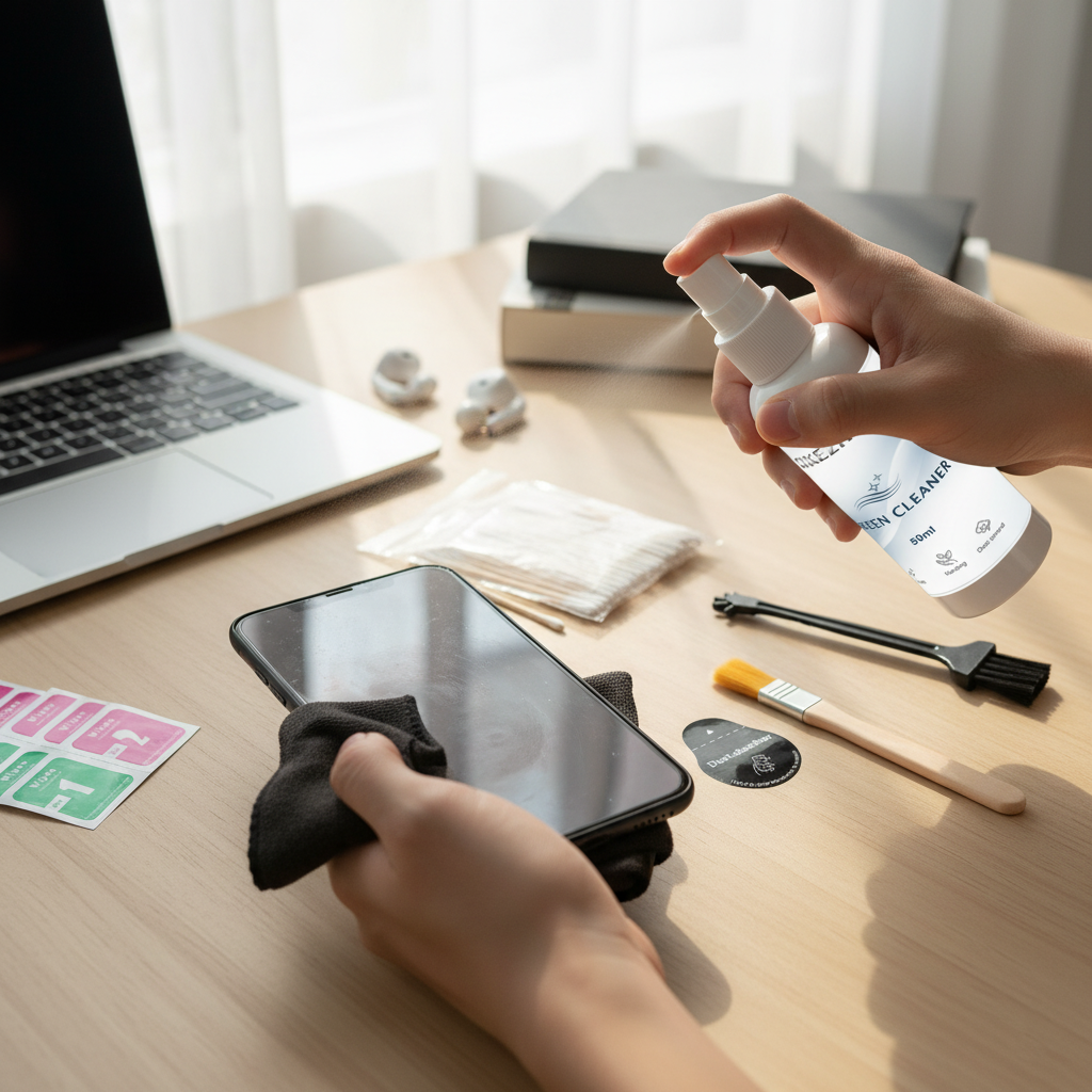 Phone & Tablet Screen Cleaning - Dust Removal Sticker ulasan dan harga