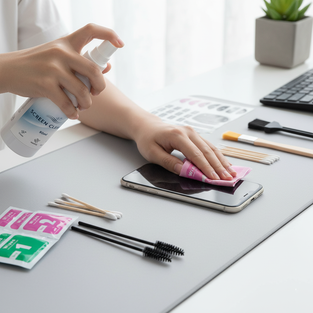 Phone & Tablet Screen Cleaning - Dust Removal Sticker ulasan dan harga