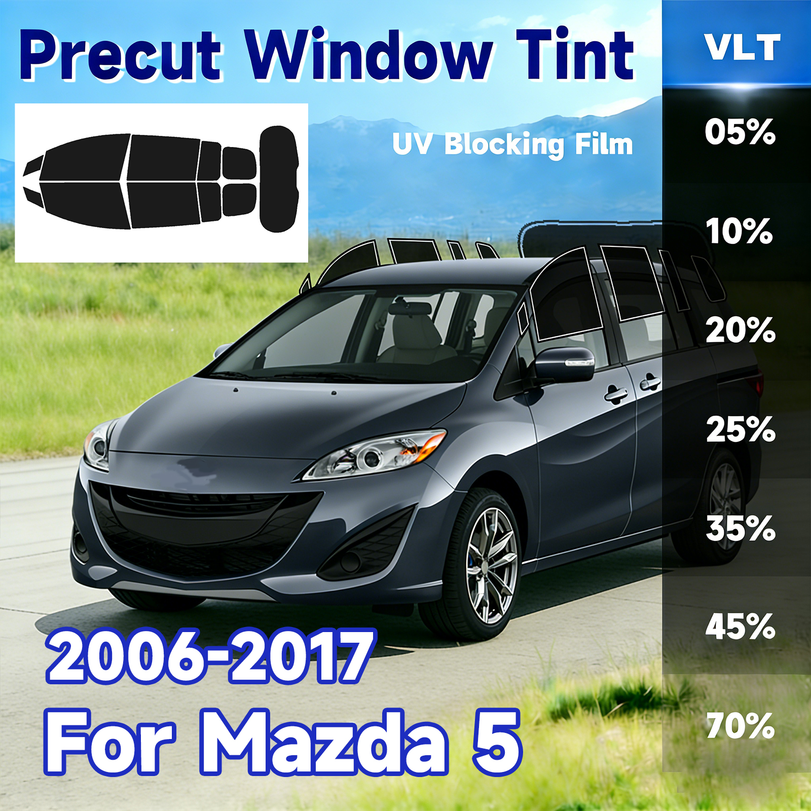 Precut Window Tint Car for Maz - Glass Protector Auto ulasan dan harga