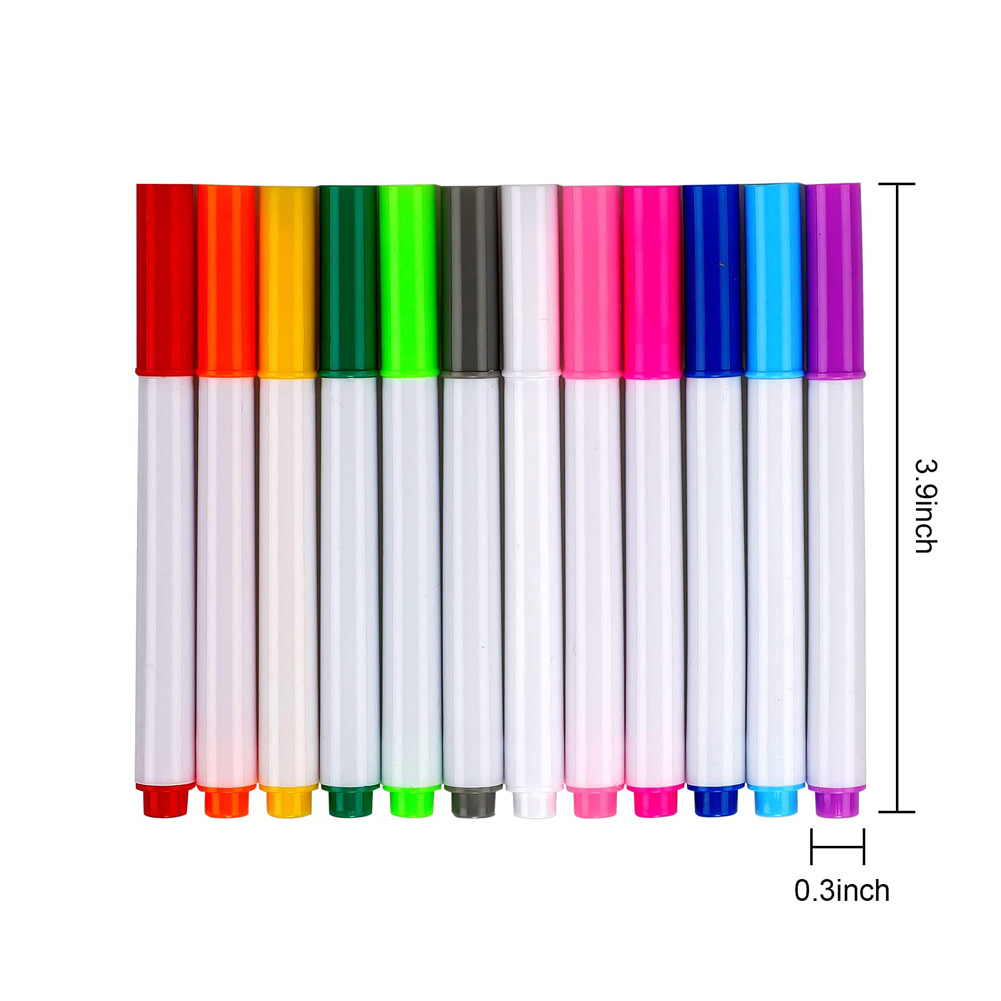 12 Colors Liquid Chalk Pens Fo - Dust Removal Sticker ulasan dan harga