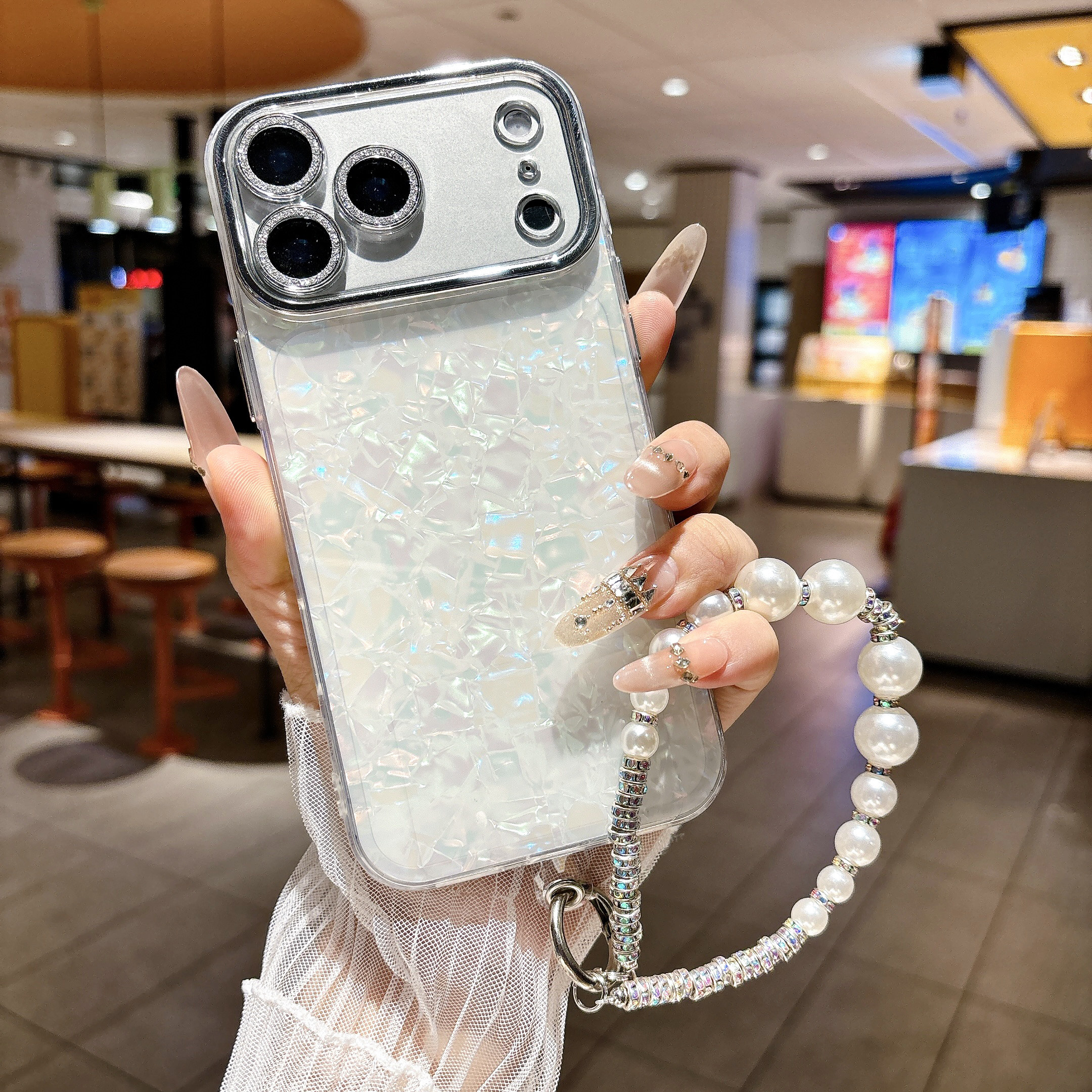 Shell Pattern Phone Case with  - Camera Lens Protector ulasan dan harga