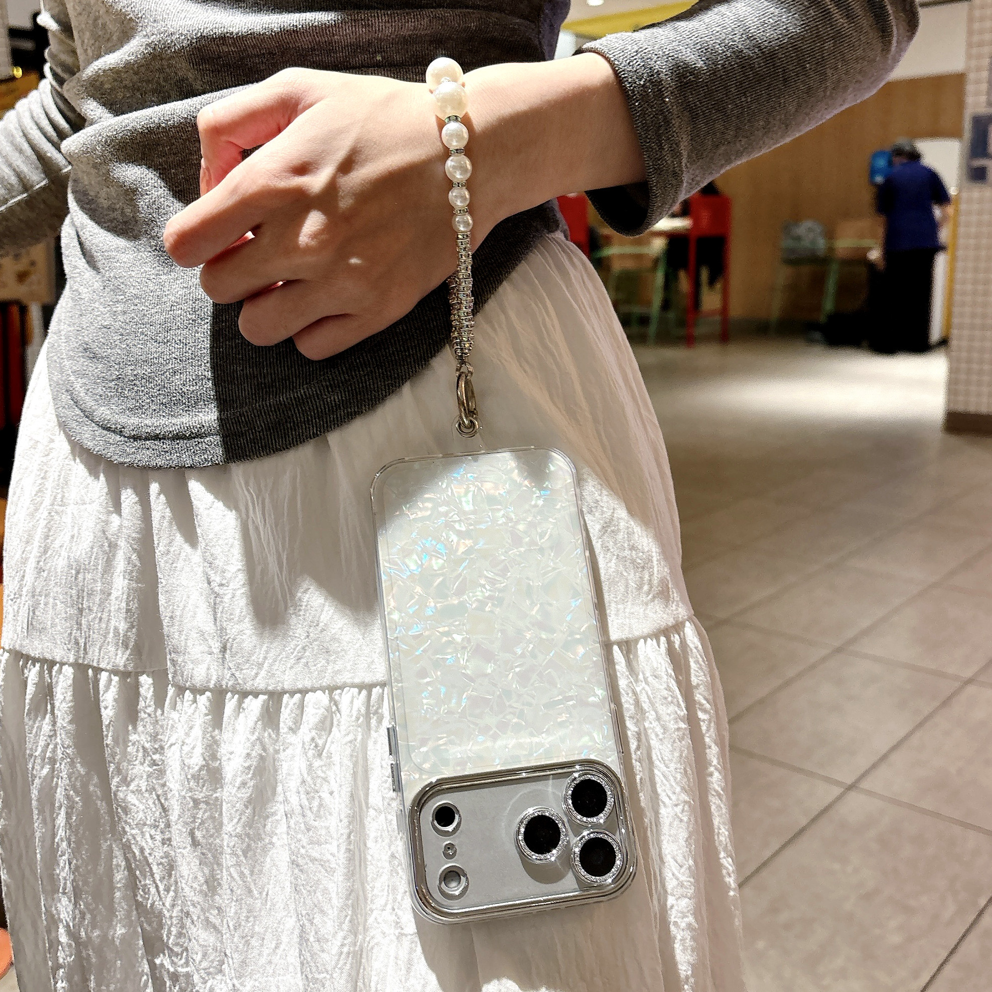 Shell Pattern Phone Case with  - Camera Lens Protector ulasan dan harga