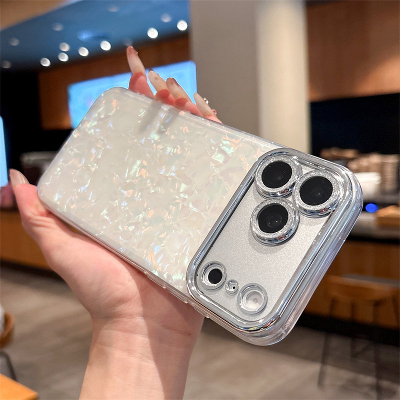 Shell Pattern Phone Case with  - Camera Lens Protector ulasan dan harga