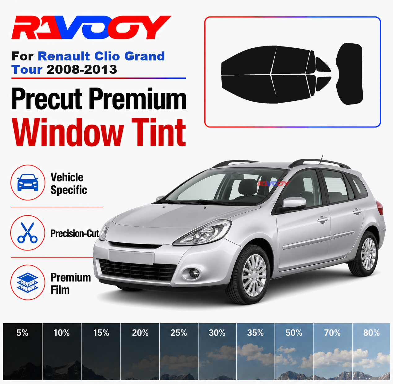 Premium Precut Window Tint Kit - Privacy Screen Protector ulasan dan harga