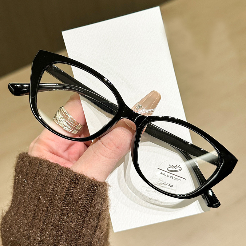 New Hot Girl Tr90 Cat Eye Myop - Anti Blue Light Film ulasan dan harga