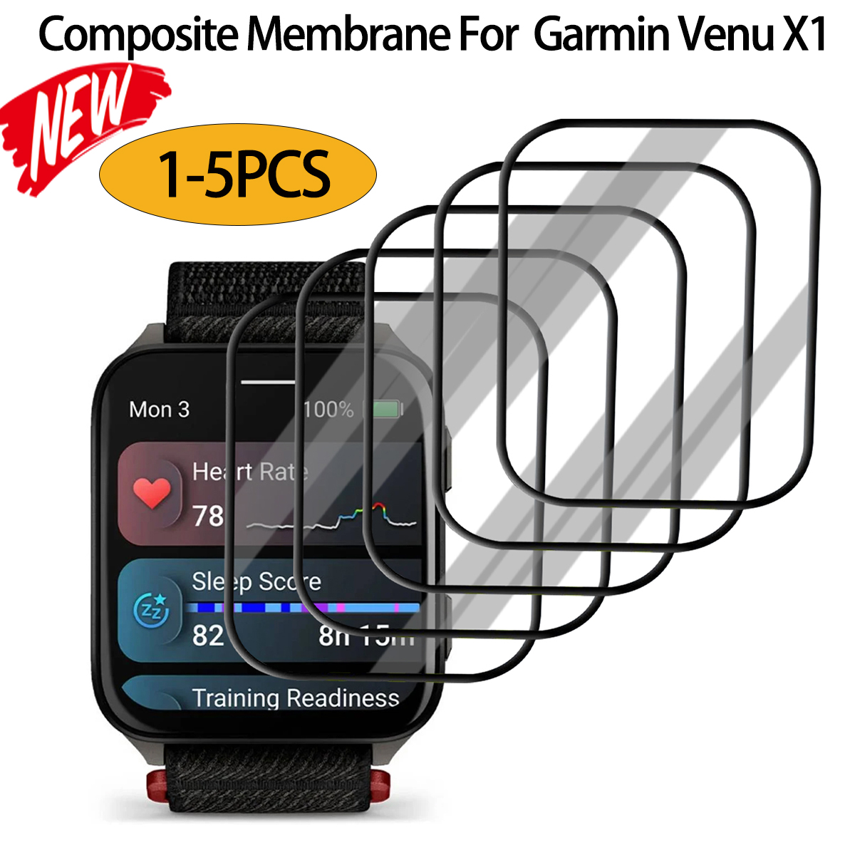 Anti-scratch Film For Garmin V - Curved Edge Screen ulasan dan harga