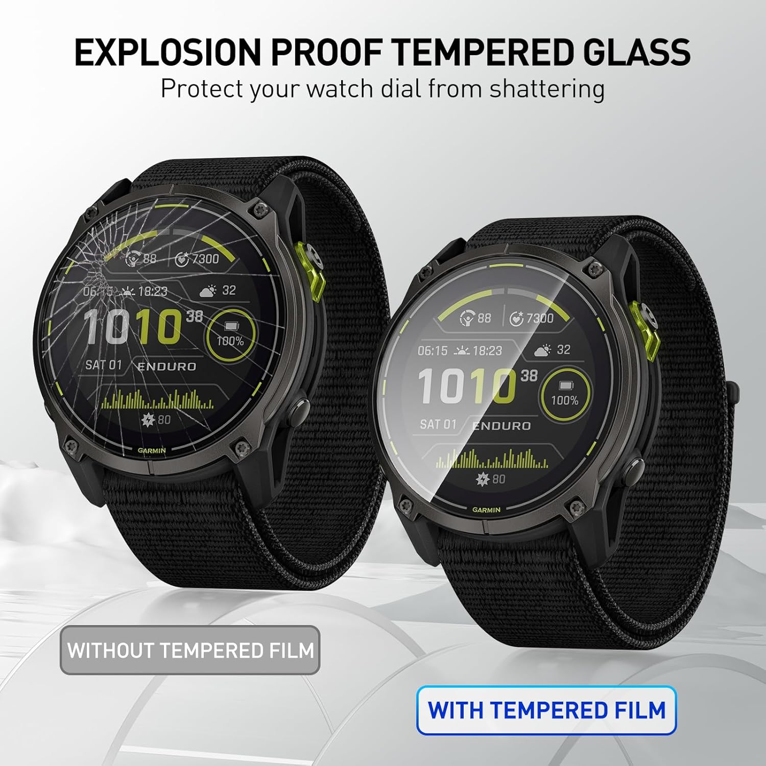 Tempered Glass Films For Garmi - Smartwatch Screen Film ulasan dan harga