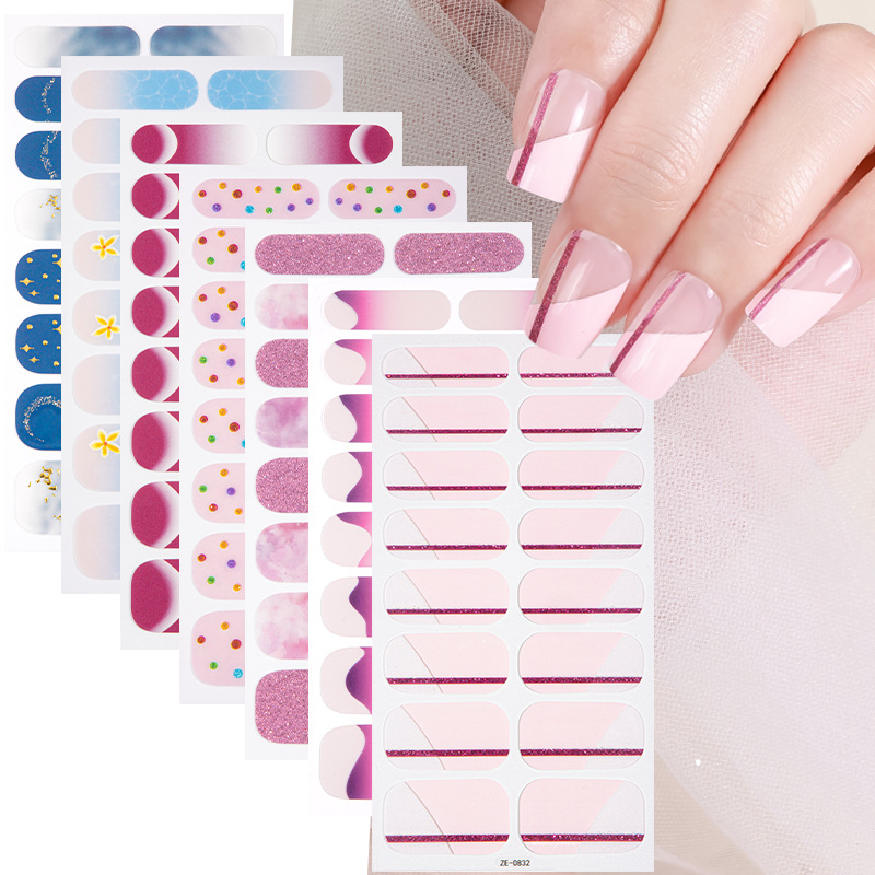 16Tips Marble Gradient Starry  - Full Cover Adhesive ulasan dan harga