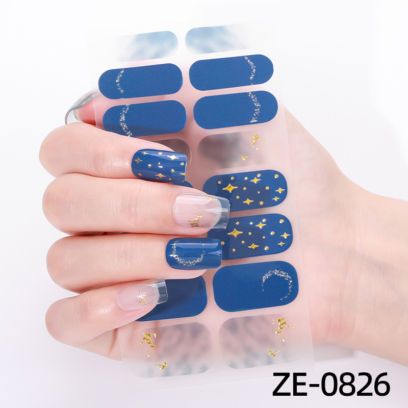 16Tips Marble Gradient Starry  - Full Cover Adhesive ulasan dan harga