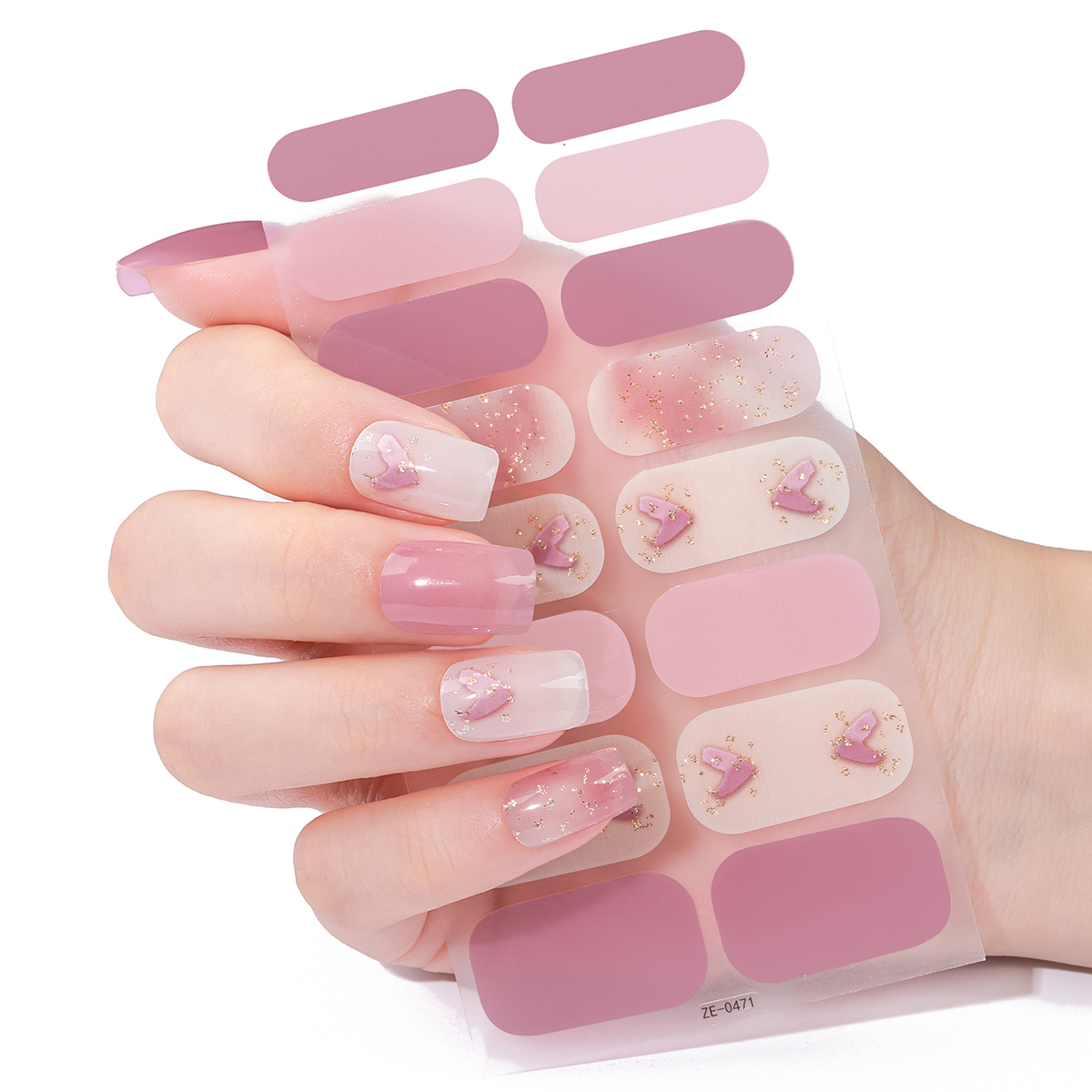 16Tips Full Cover Nail Sticker - Full Cover Adhesive ulasan dan harga