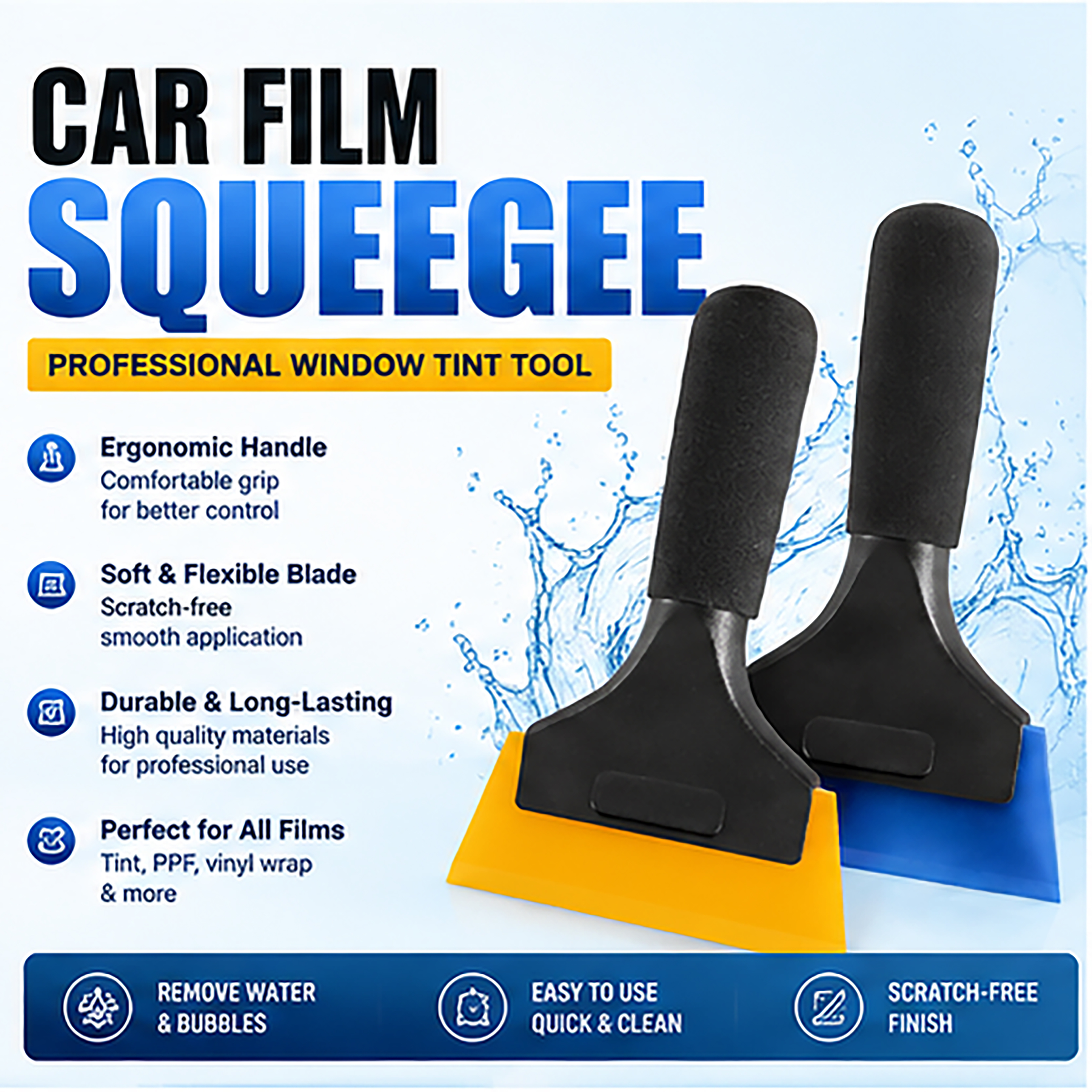 Car Anti Scratch Vinyl Wrap Sq - Air Bubble Remover ulasan dan harga