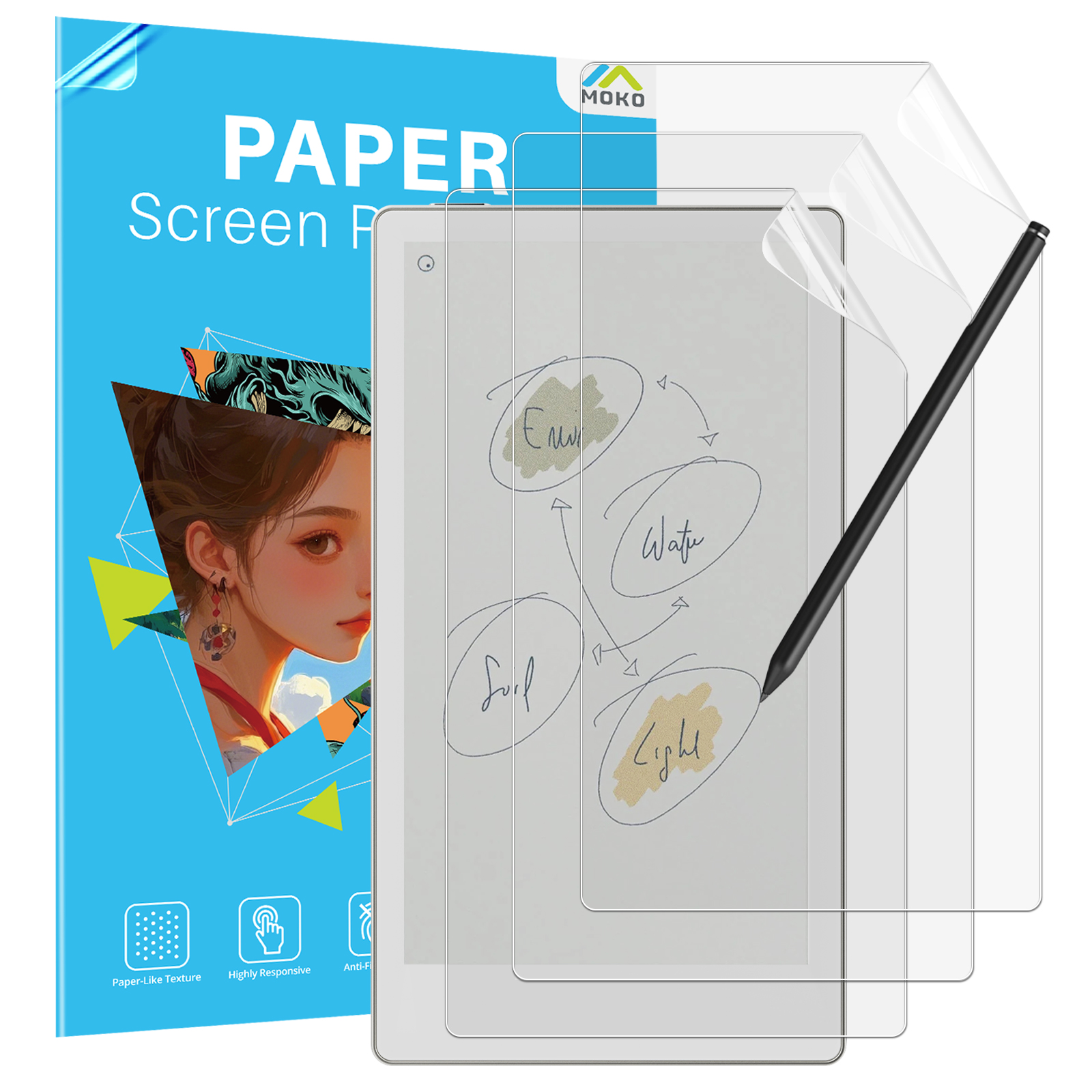 3 Pack PaperFeeling Screen Pro - Matte Anti Glare Screen ulasan dan harga