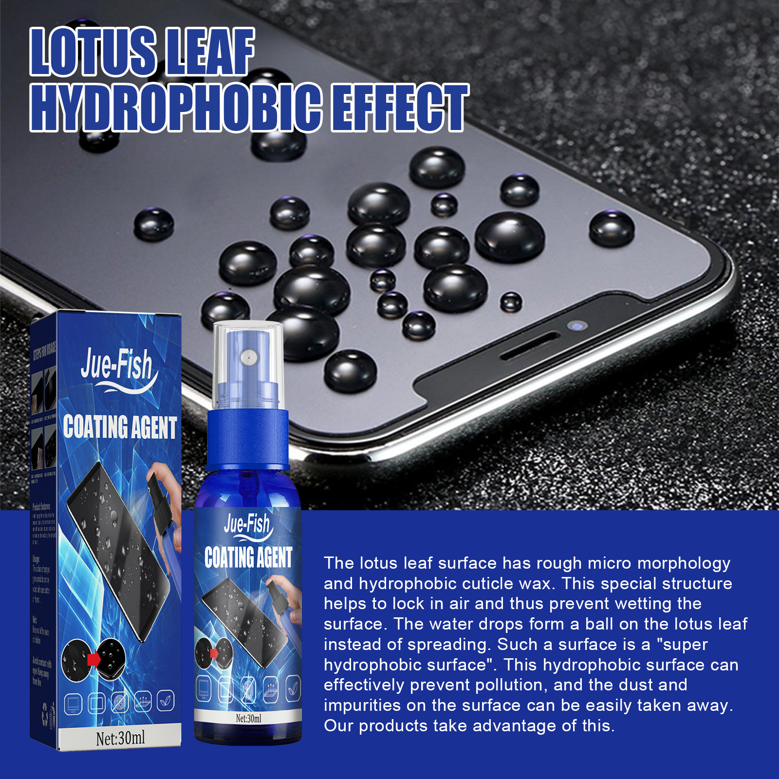 Liquid Screen Protector Spray  - Oleophobic Coating Spray ulasan dan harga