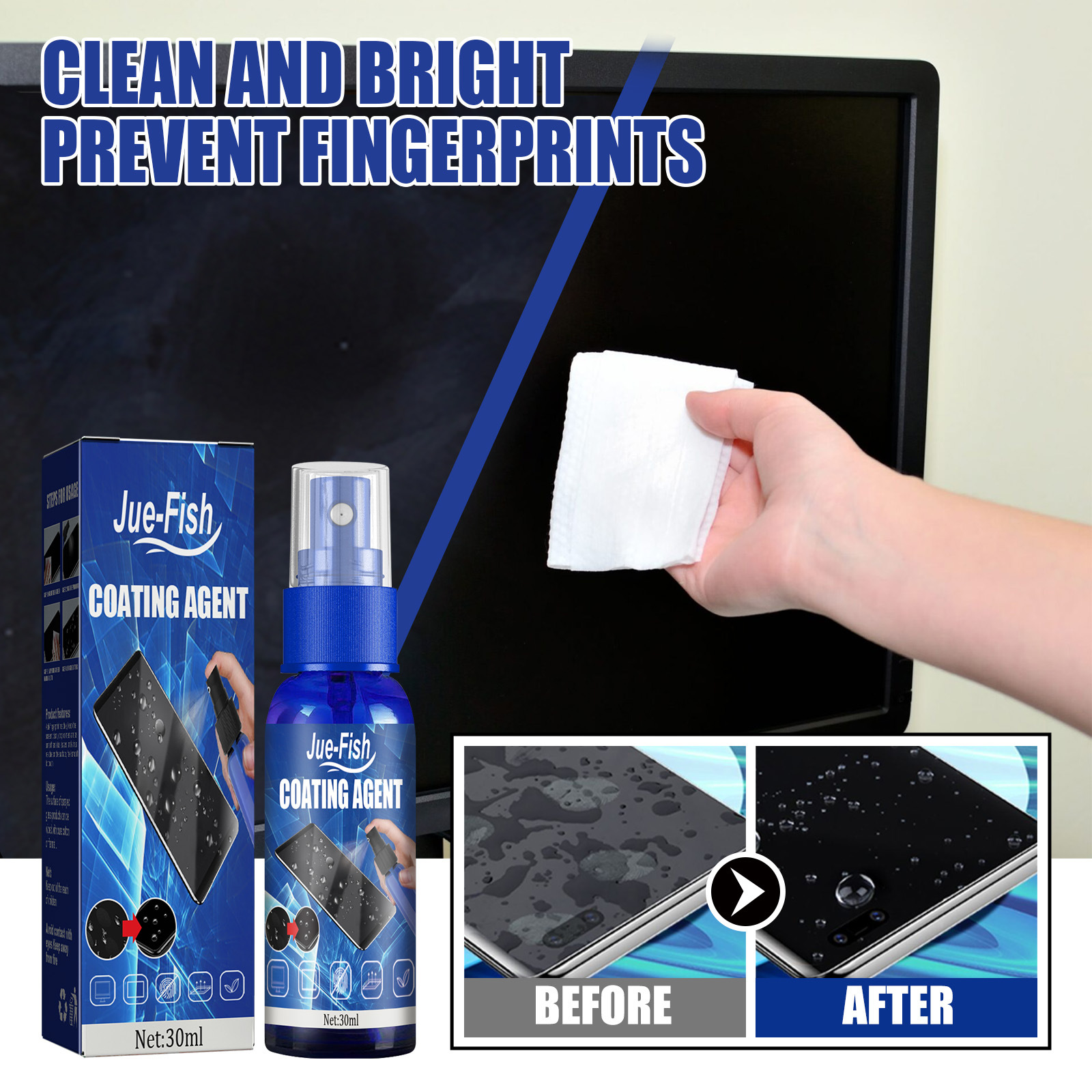 Liquid Screen Protector Spray  - Oleophobic Coating Spray ulasan dan harga