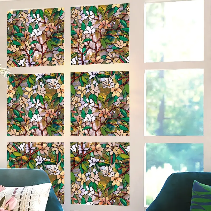 Flower Pattern Electrostatic W - Privacy Screen Protector ulasan dan harga