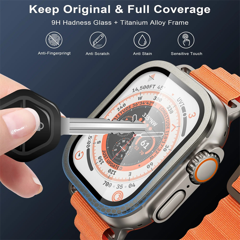 Tempered Glass for Apple Watch - Privacy Screen Protector ulasan dan harga