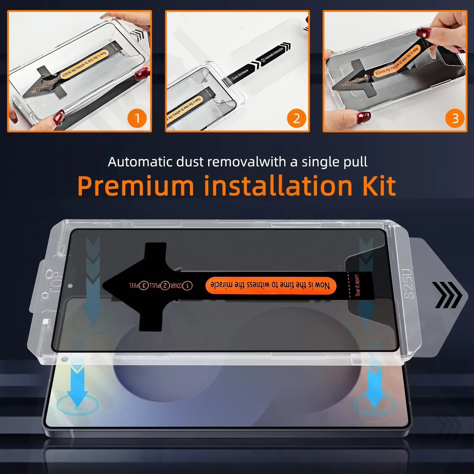 3pcs Privacy Protective Screen - Screen Alignment Tool ulasan dan harga