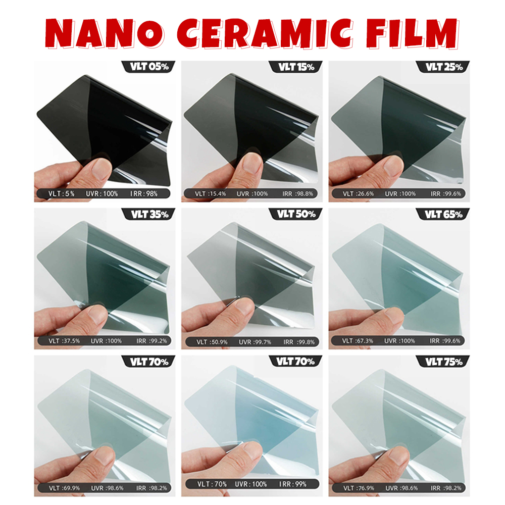 Size 50/55/58 x152cm IR100%  N - Glass Protector Auto ulasan dan harga