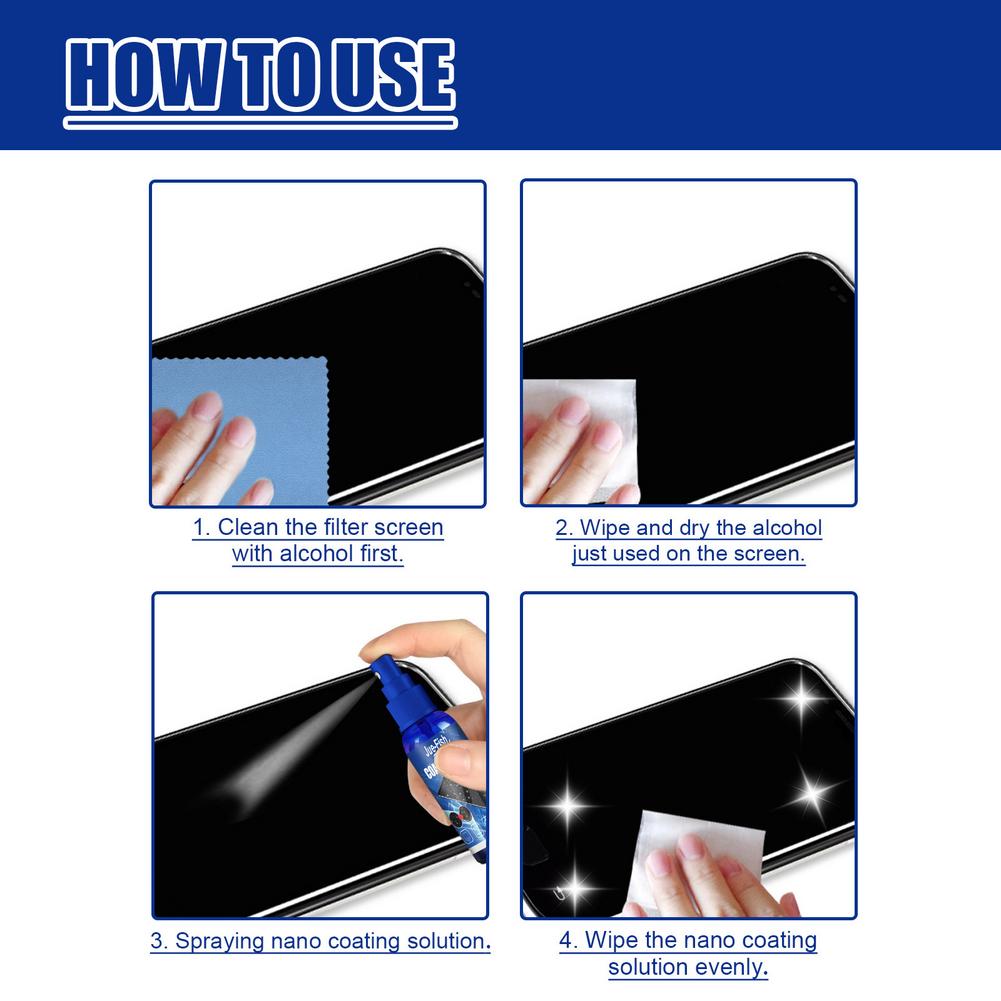 Liquid Screen Protector Spray  - Oleophobic Coating Spray ulasan dan harga