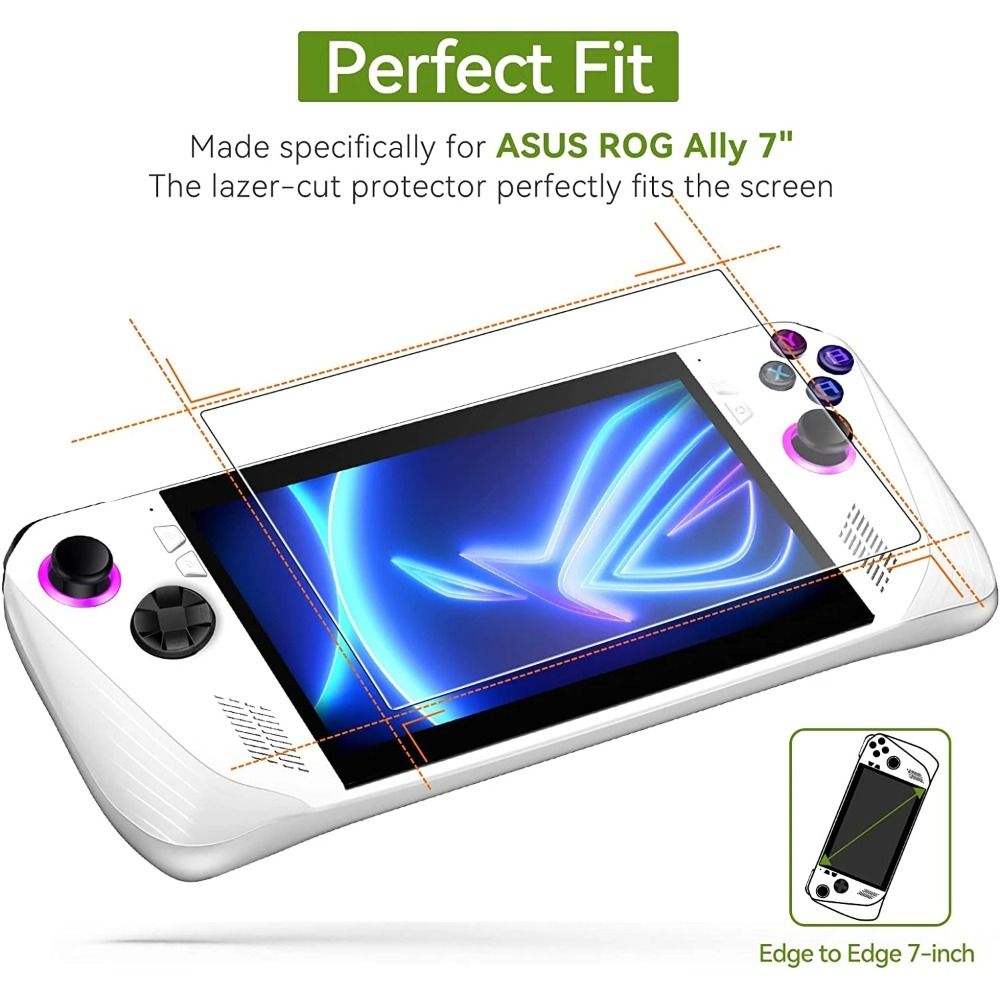 3PCS Accessories Game Console  - Curved Edge Screen ulasan dan harga