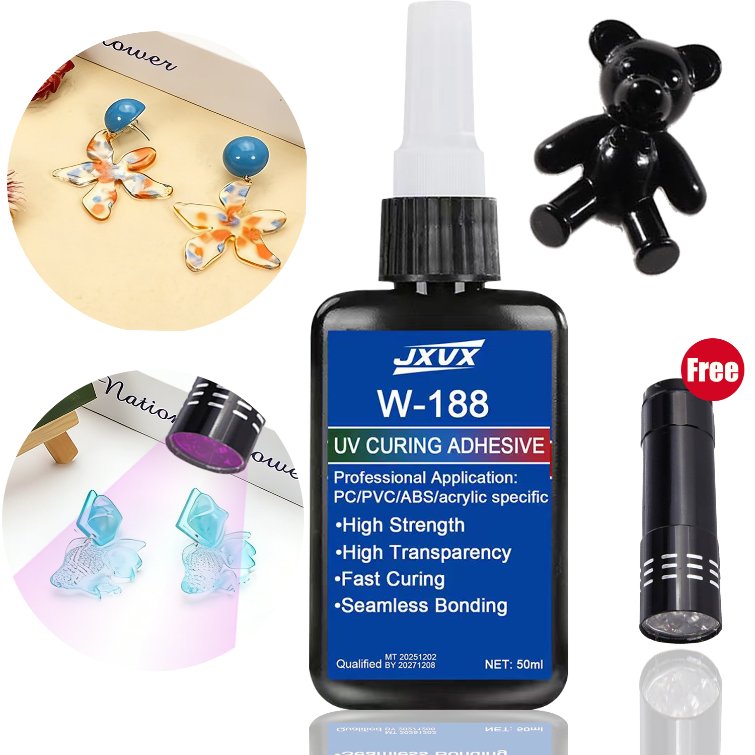 1.76oz UV Resin kits with lamp - Liquid Uv Glue Kit ulasan dan harga