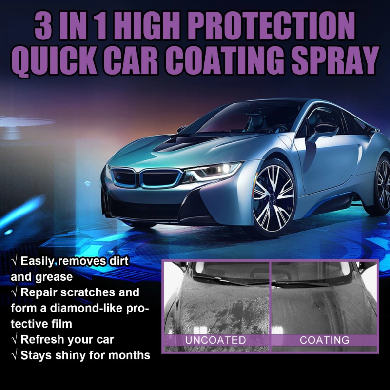 3 IN 1 Car Ceramic Coating Spr - Nano Liquid Coating ulasan dan harga