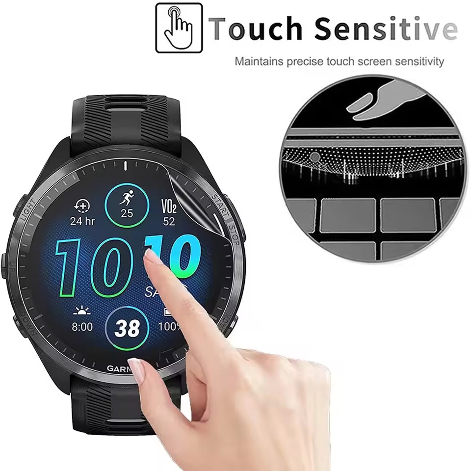 3Pcs Soft HD Hydrogel Protecti - Smartwatch Screen Film ulasan dan harga