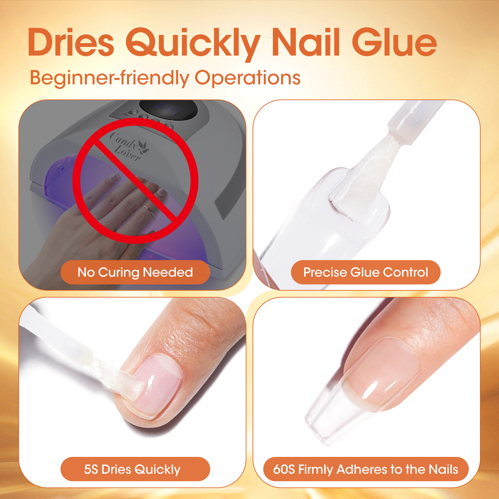 Super Strong Nail Glue Remover - Liquid Uv Glue Kit ulasan dan harga