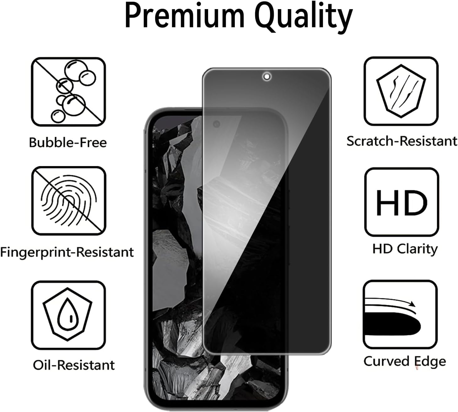 2 PACK Privacy Filter Tempered - Privacy Filter 2Pack ulasan dan harga