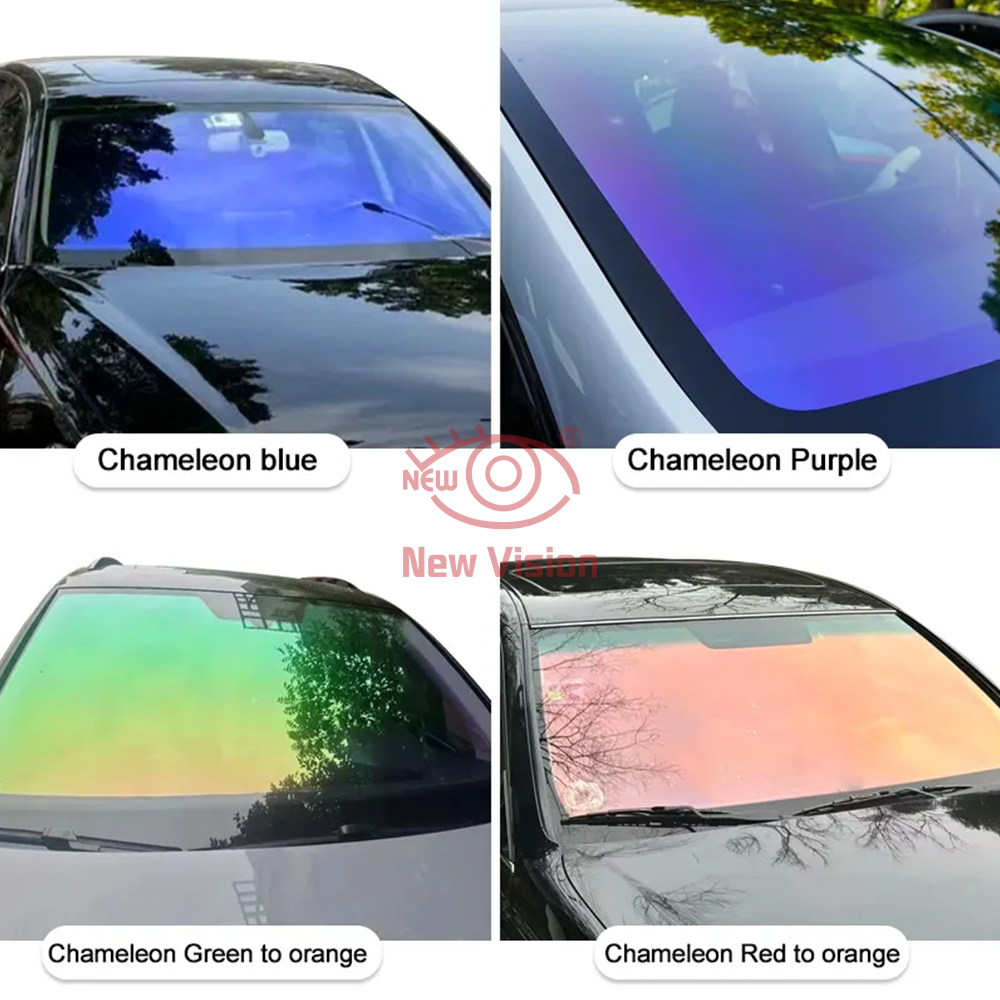 1mX3m 70%VLT Aurora Red Green  - Glass Protector Auto ulasan dan harga