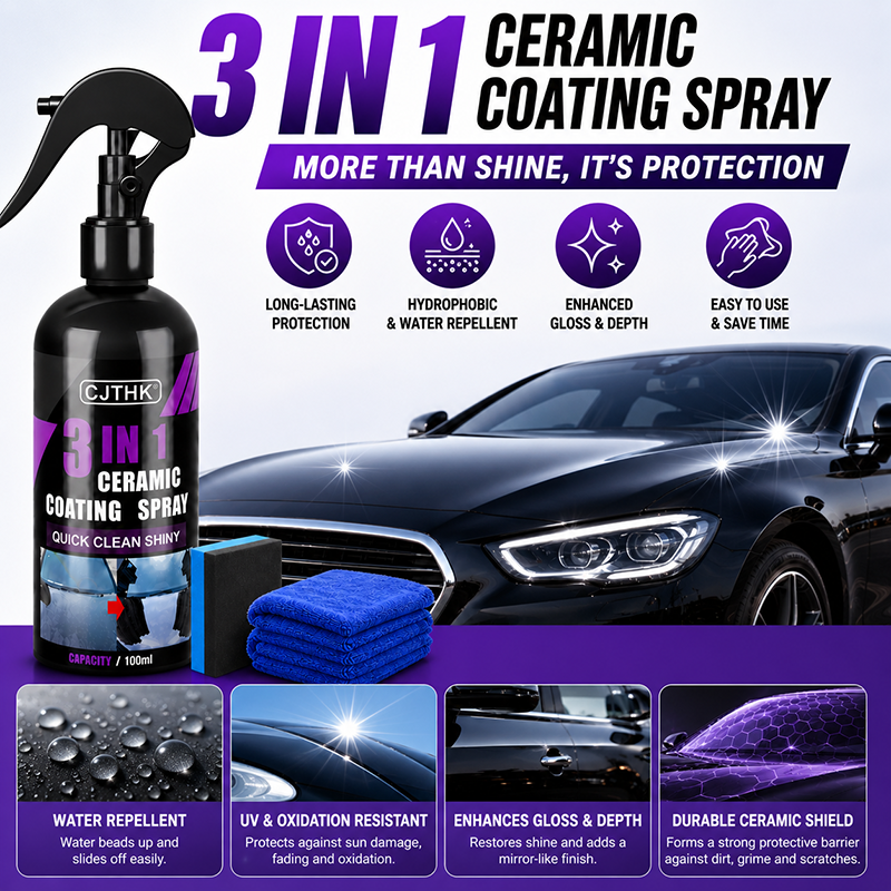 3 In 1 Car Ceramic Nano Coatin - Nano Liquid Coating ulasan dan harga