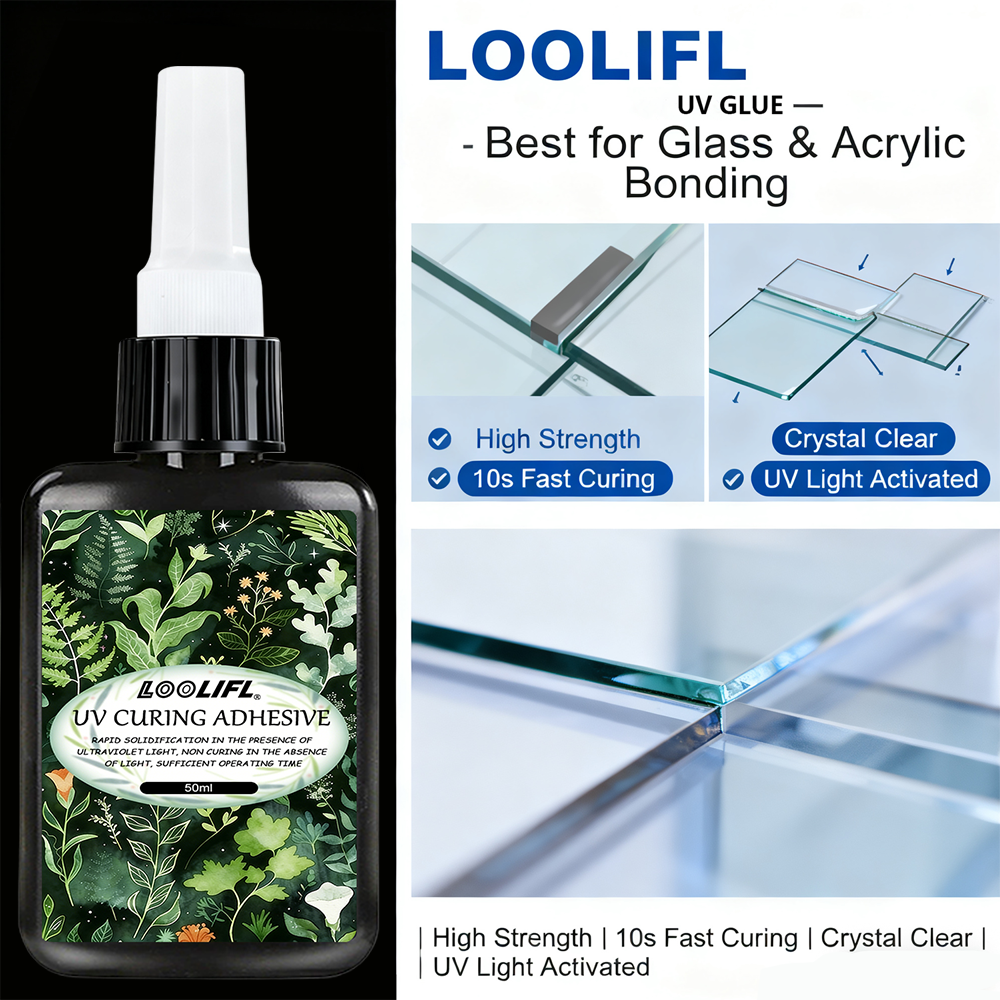 LOOLIFL UV Glue Kit 3 Bottles  - Liquid Uv Glue Kit ulasan dan harga